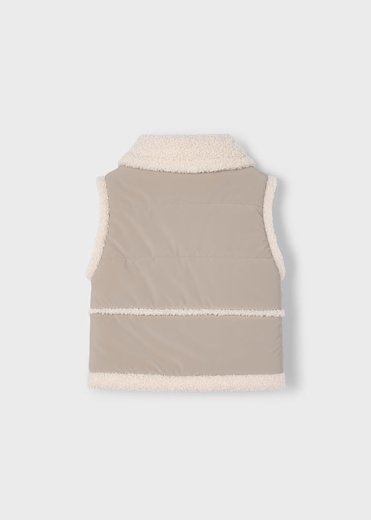 Girl Sherpa Vest with Pockets
