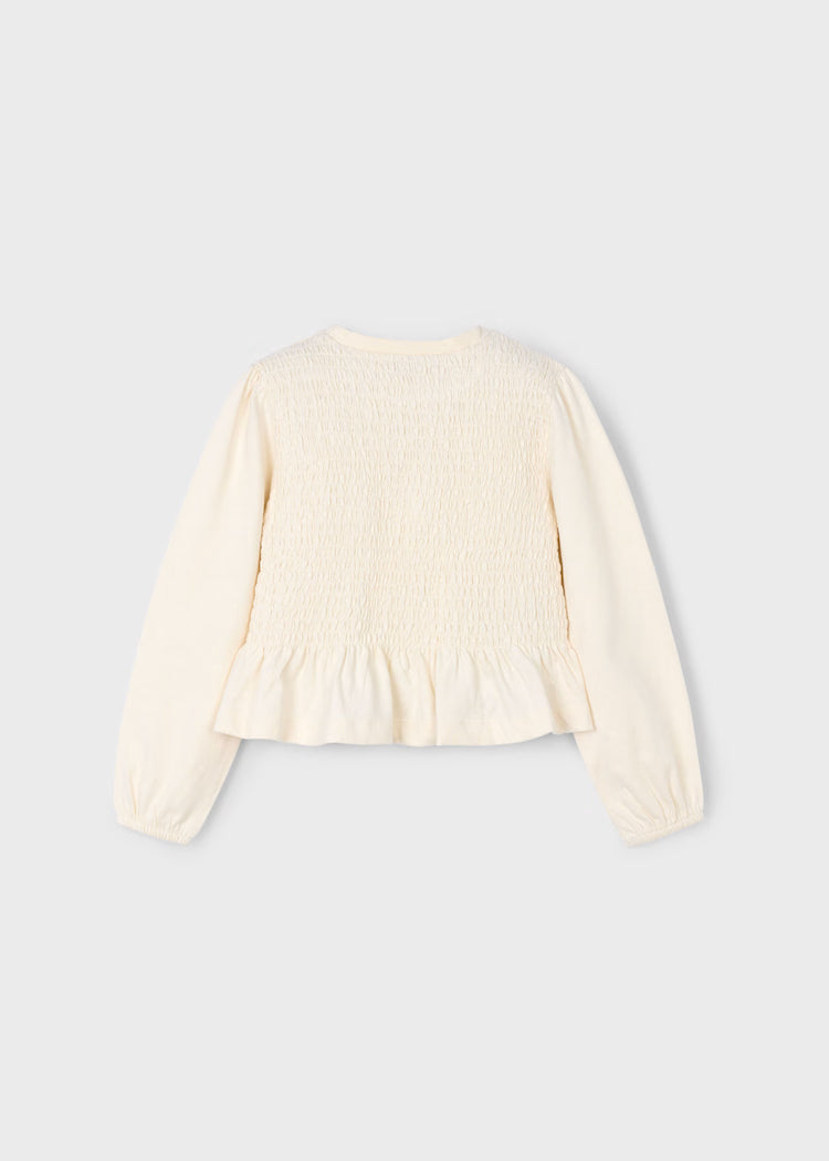 Girl Smocked Long Sleeve Top