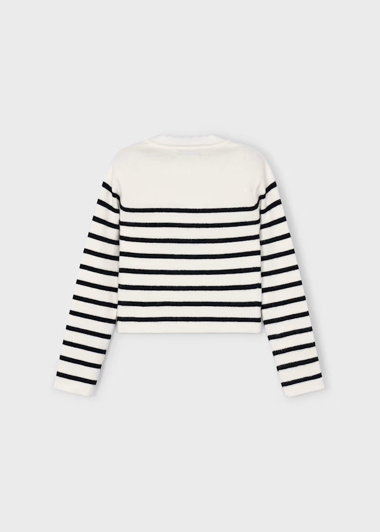 Girl Striped Knit Sweater