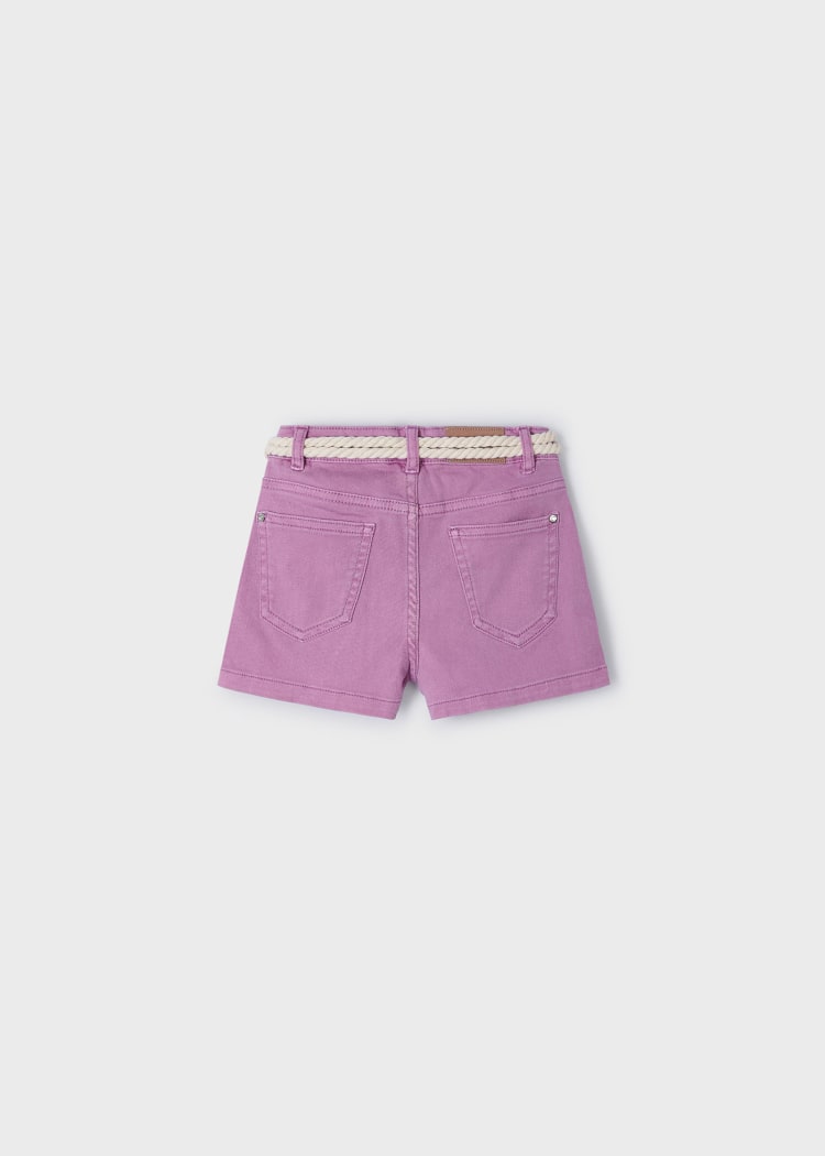 Girl's Belted Twill Shorts **FINAL SALE**