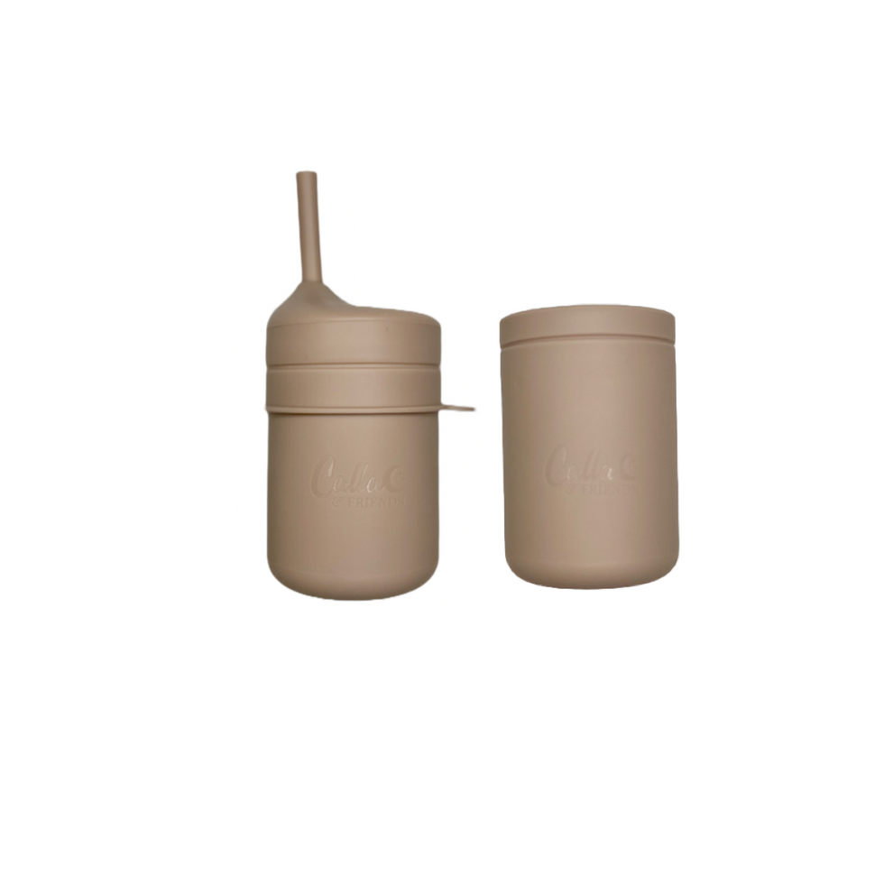 Silicone Transitional Straw Cup | Fawn