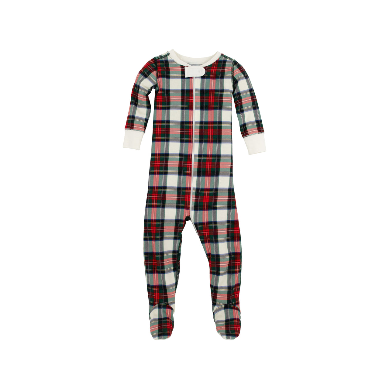 Knox's Night Night Footed | Aiken Place Plaid/Palmetto Pearl