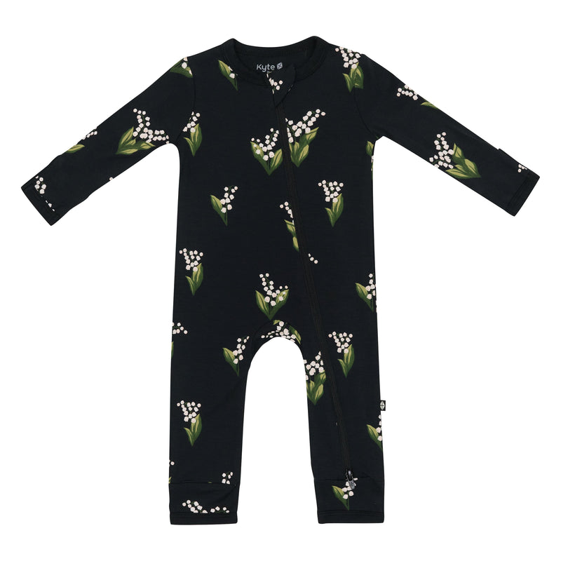 Zippered Romper | Midnight Lily