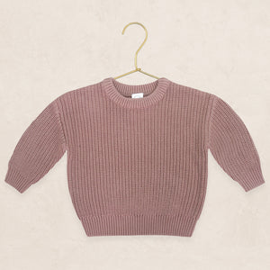 Knit Chunky Sweater | Mauve