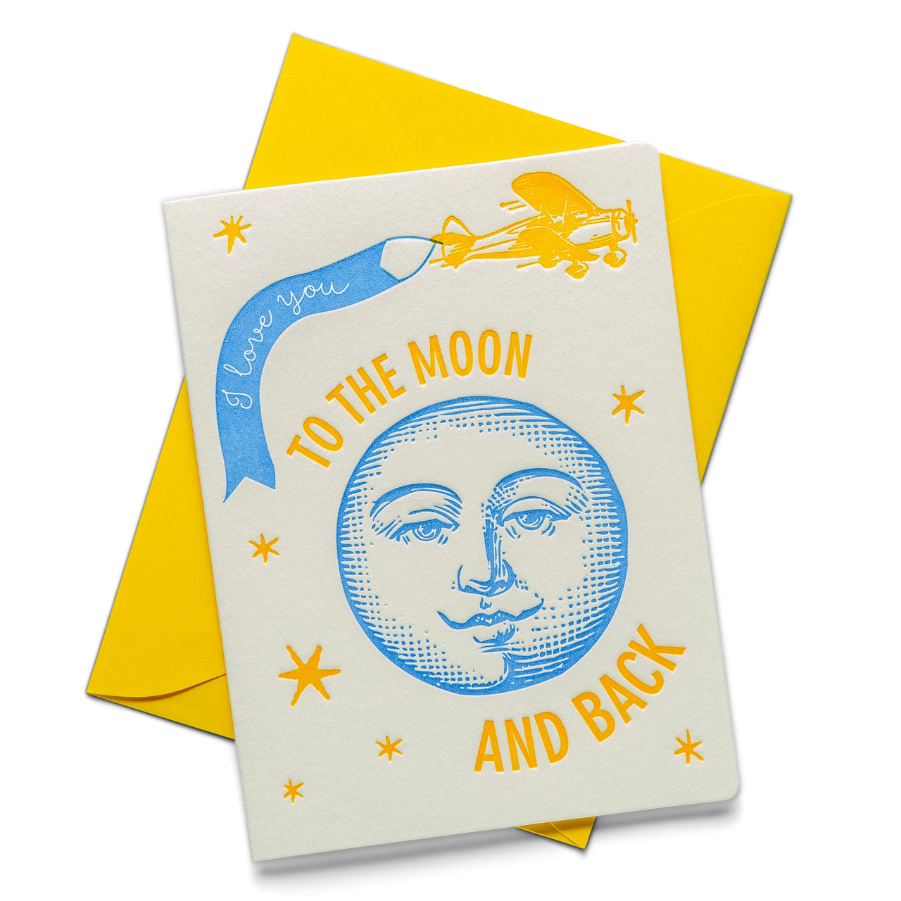 I Love You to the Moon and Back Greeting Card