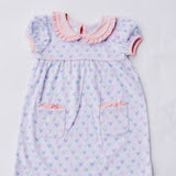 Mouse Print Collared Dress **FINAL SALE**