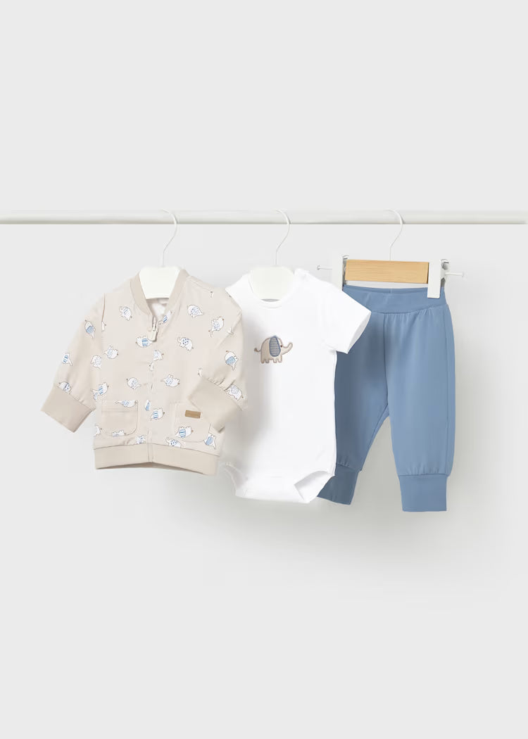 Newborn Boy 3-Piece Tracksuit