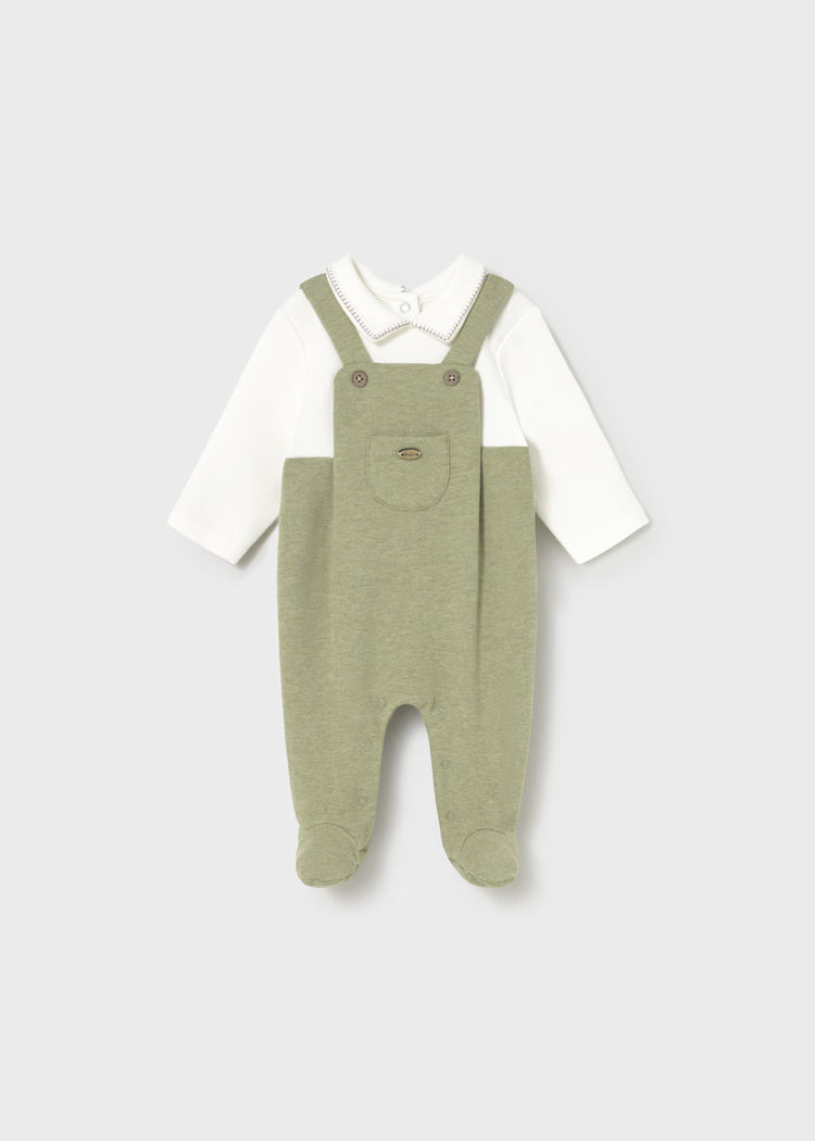 Newborn Boy Collared One Piece