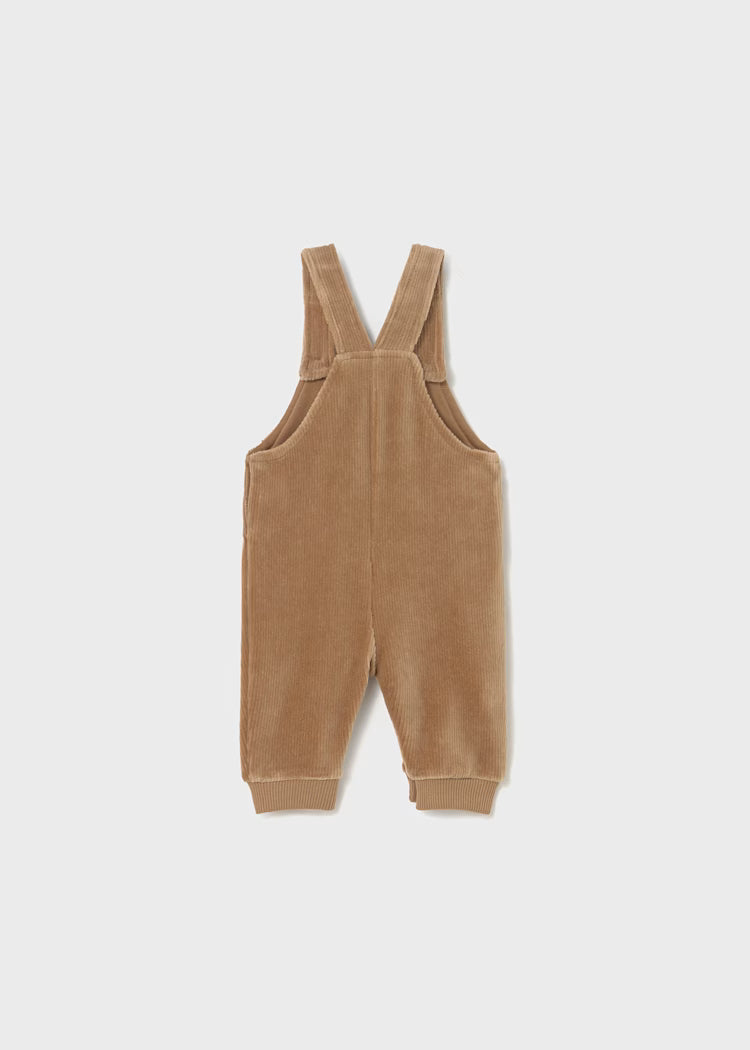 Newborn Boy Knit Overalls | Puppy