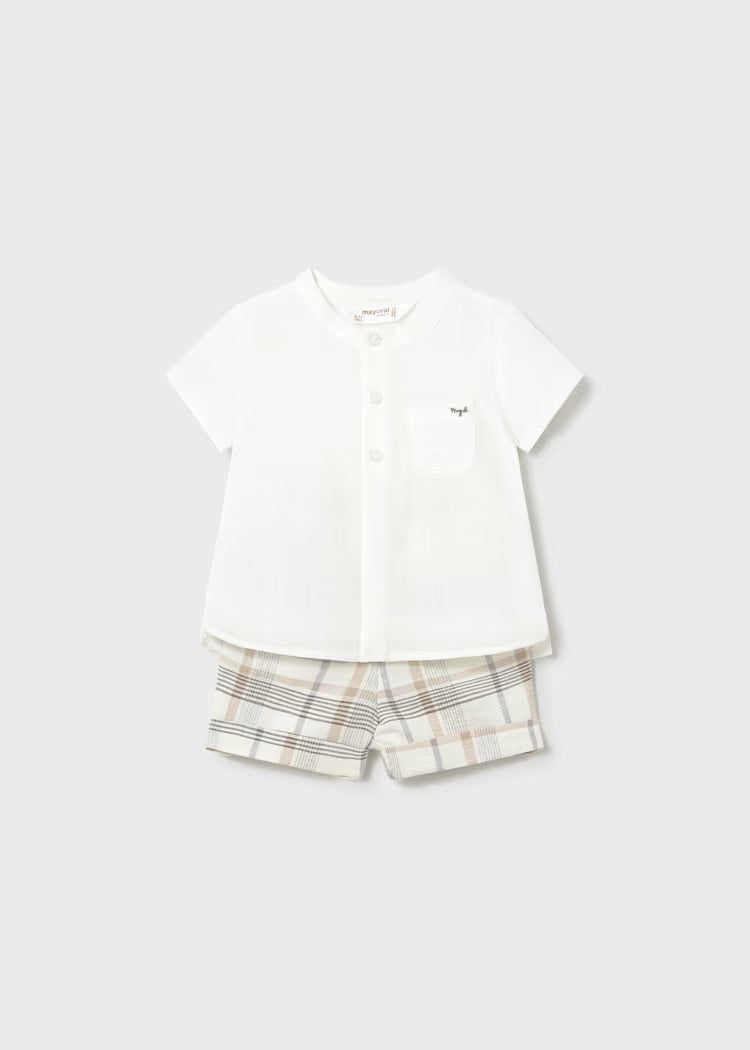 Newborn Boy Shorts+Shirt Set