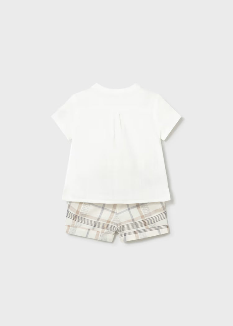 Newborn Boy Shorts+Shirt Set