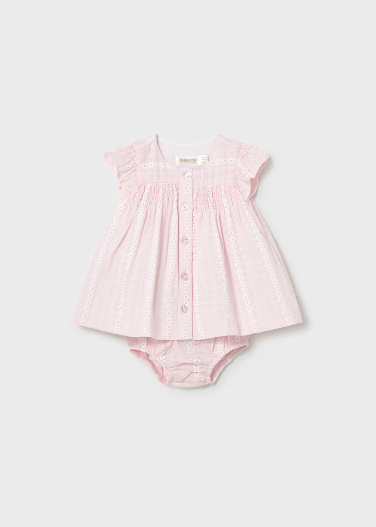 Newborn Girl Chiffon Dress | Pink