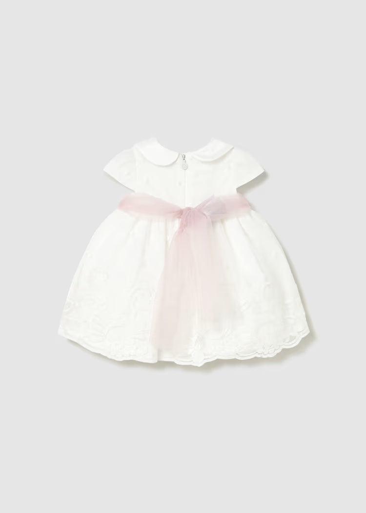 Newborn Girl Dress | White