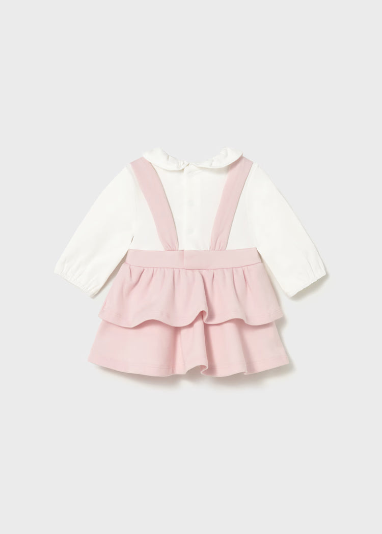 Newborn Girl Ruffle Dress | Pink