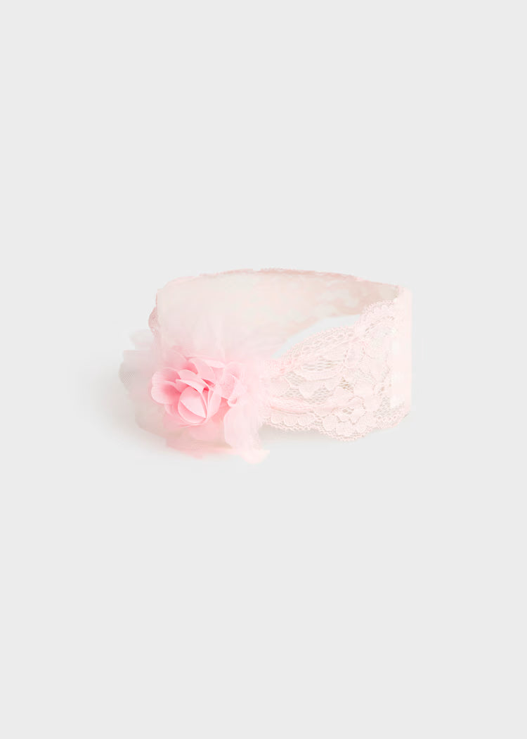 Newborn Girl Headband and Sock Set