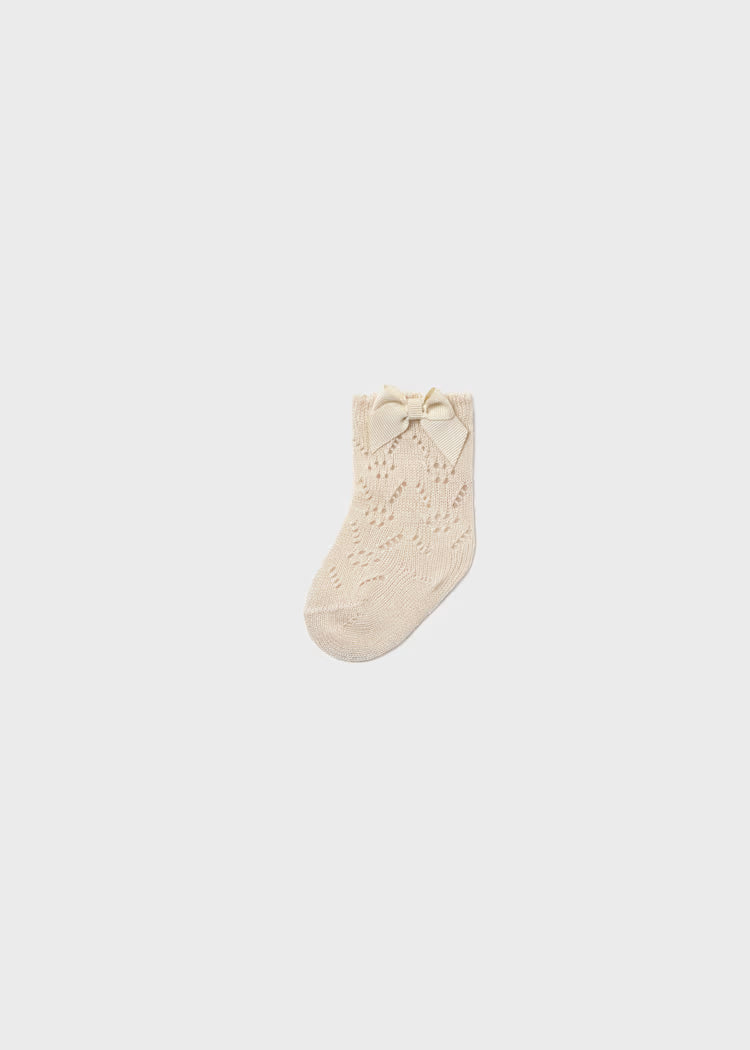 Newborn Girl Pointelle Socks