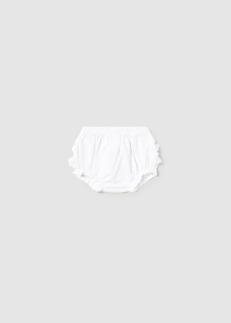 Newborn Girl Ruffled Bloomers