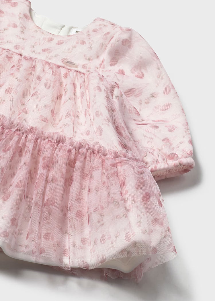 Mayoral Newborn Girl Tulle Dress Mayoral Newborn Girl Tulle Dress