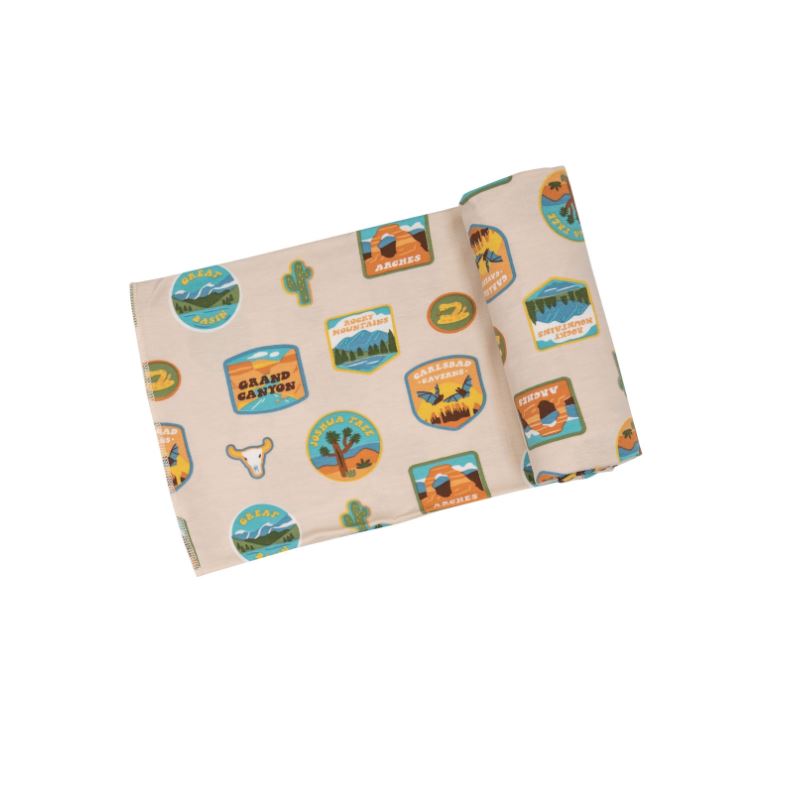National Parks Patches Southwest Swaddle Blanket