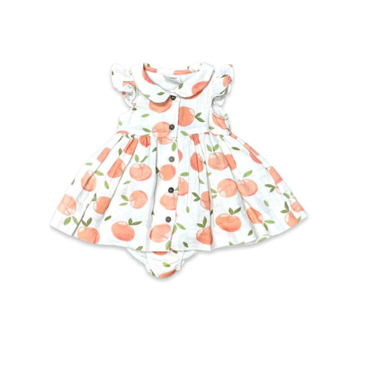 Peter Pan Baby Dress+Bloomer Set | Peaches