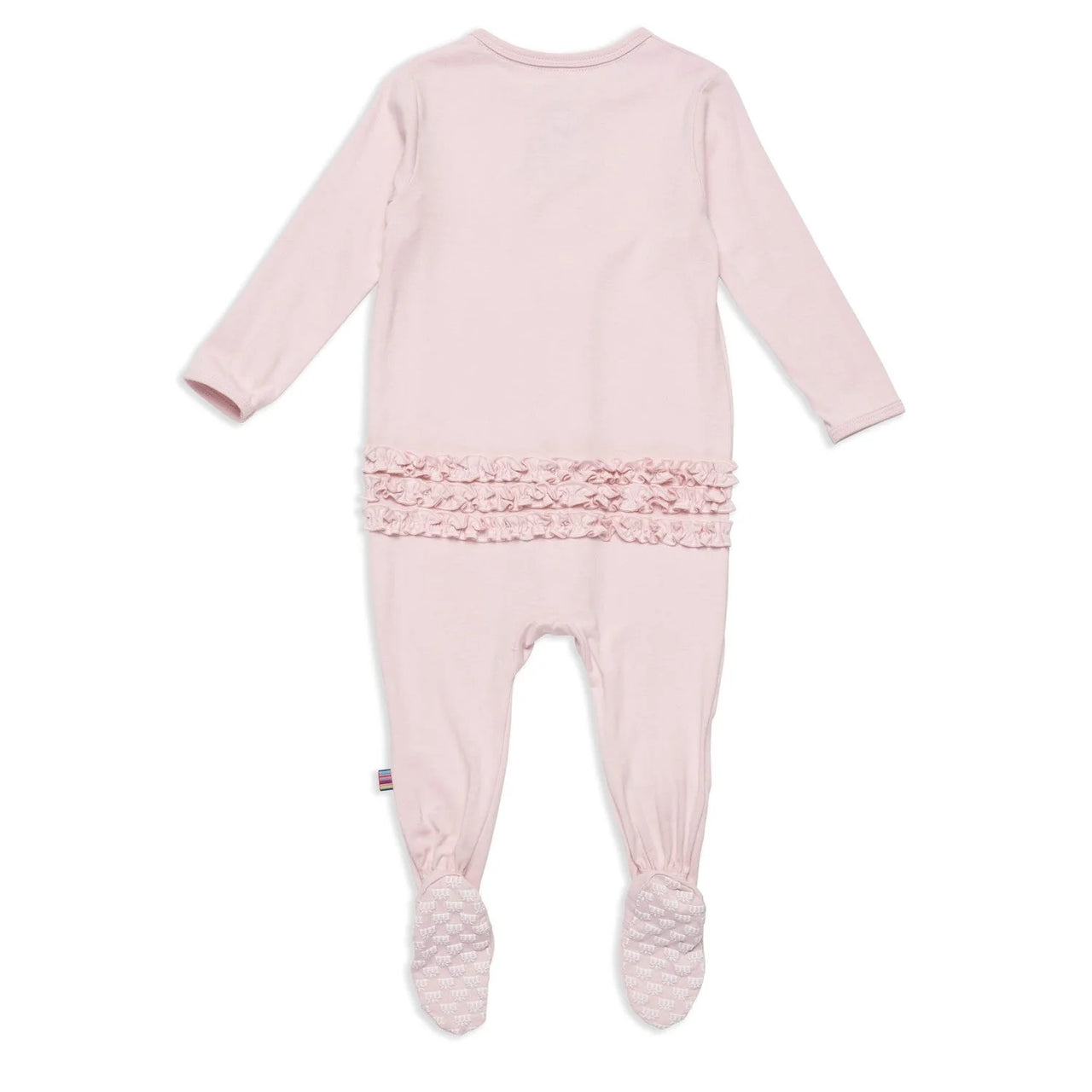 Pink Dogwood Magnetic Ruffle Footie