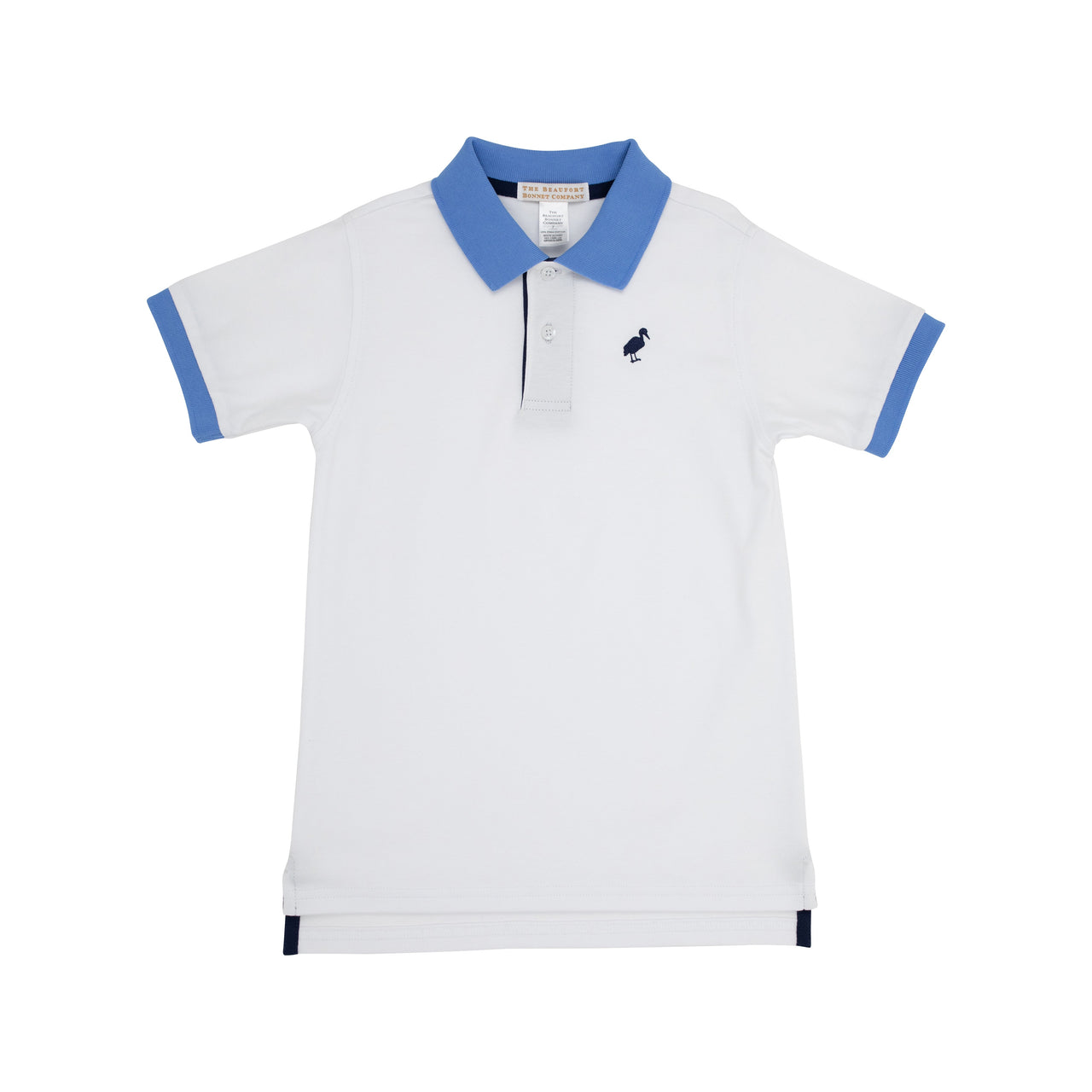 Prim & Proper Polo | Worth Avenue White with Sunrise Boulevard Blue & Nantucket Navy