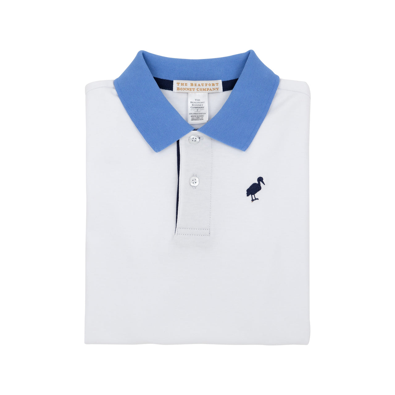 Prim & Proper Polo | Worth Avenue White with Sunrise Boulevard Blue & Nantucket Navy