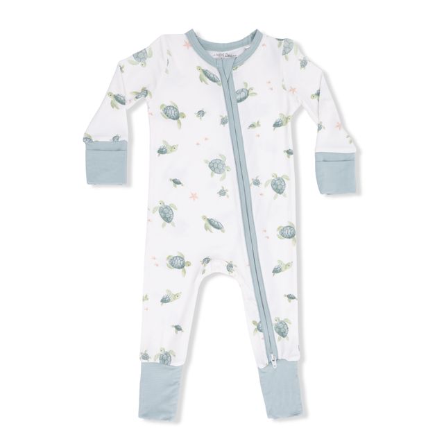 Convertible Zip Romper | Sea Turtles