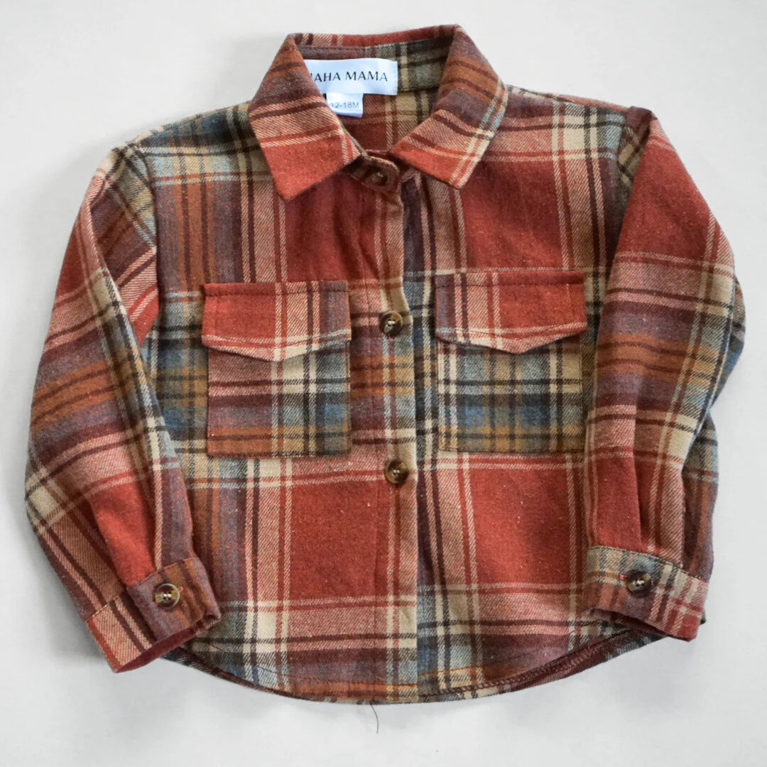 Lightweight Rust Flannel | Child