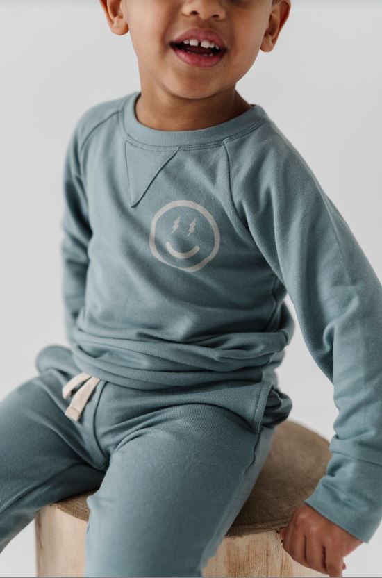 Kids Raglan Sweatshirt | Smile