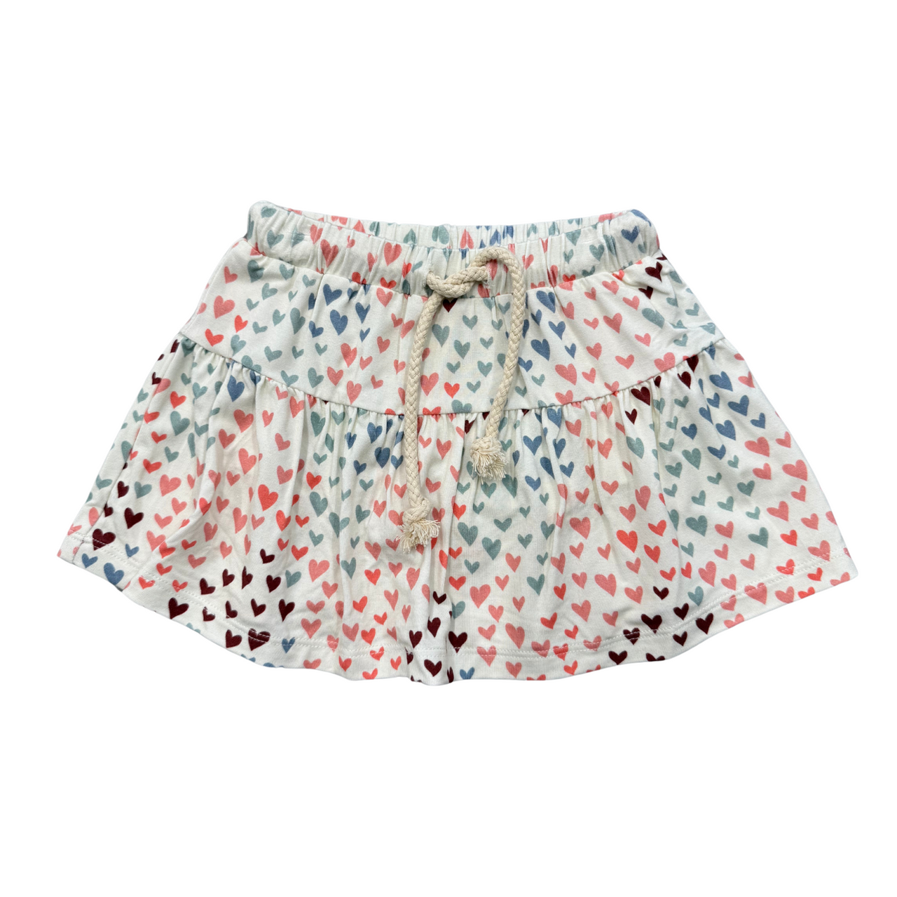 Girls Skort | Rainbow Hearts