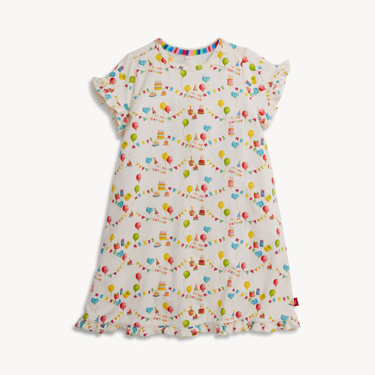 Birthday Babe Ruffle Nightgown