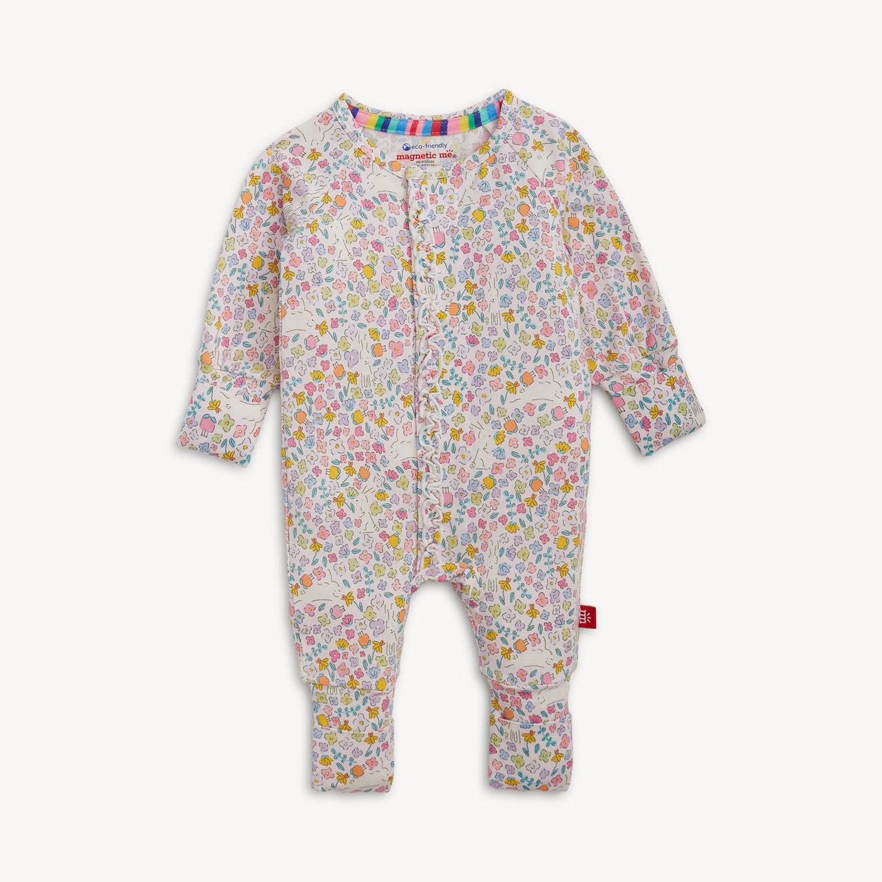 Magnetic Me Convertible Ruffle Coverall | Bunny Blossom