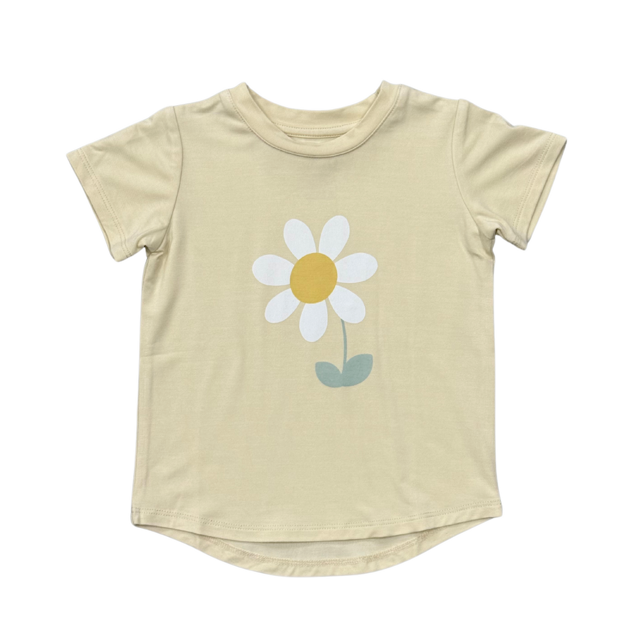 Girl's Short Sleeve Sleeve Tee | Golden Daisy