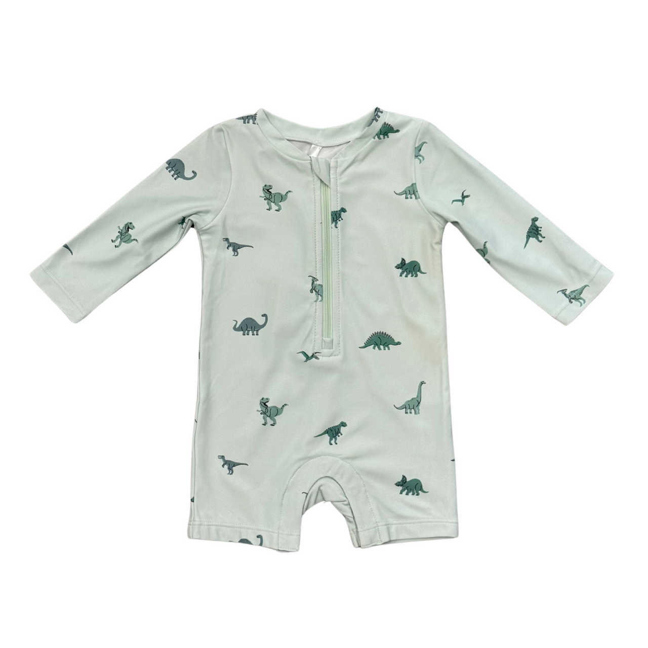 Baby One-Piece Rash Guard Swimsuit | Dinosaur