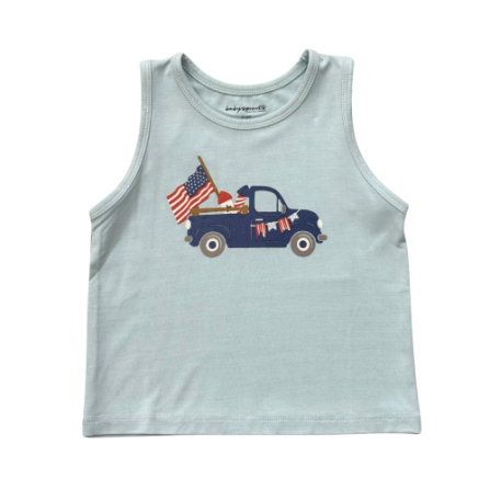 Boy's Tank Top | American Truck or Peace