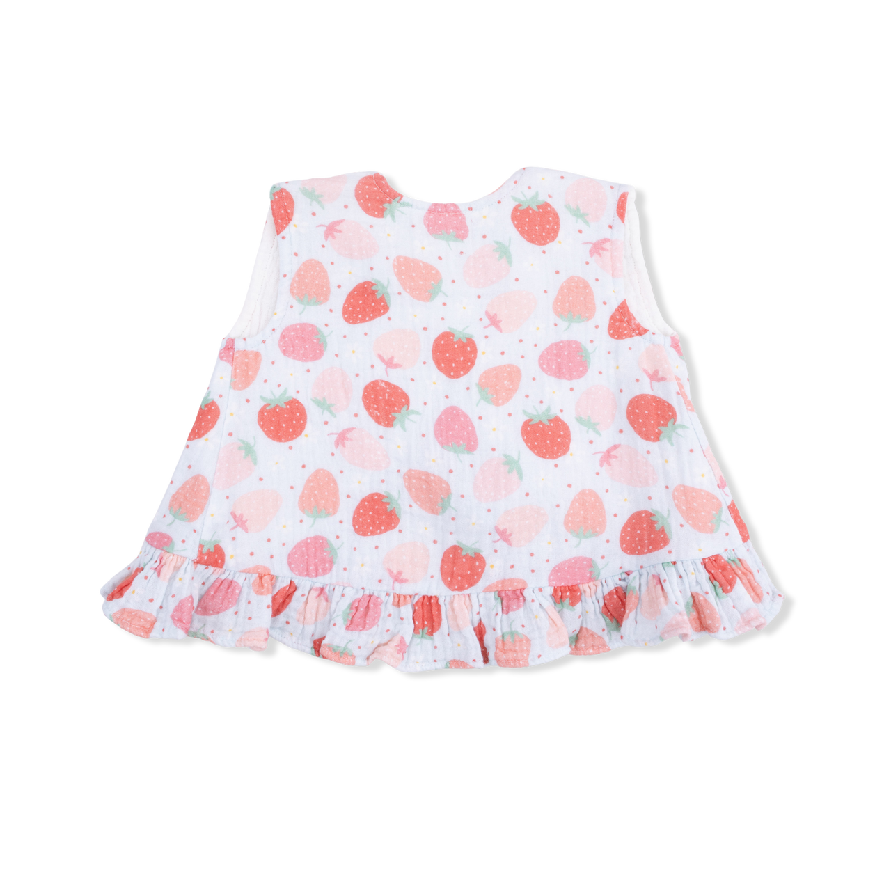 Ruffle Back Top & Bloomer | Strawberry Bliss