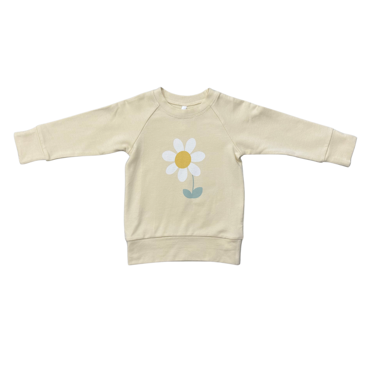 Girl's Raglan Sweatshirt | Golden Daisy
