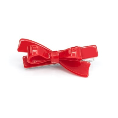 Red Bow Knot Hair Clip