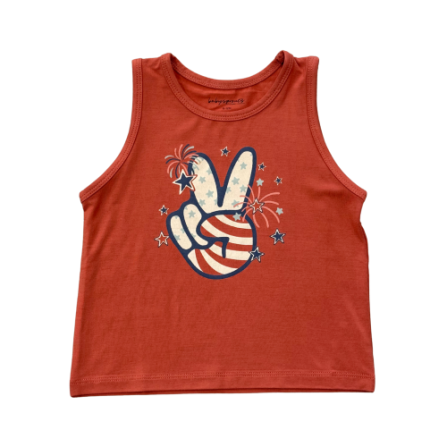 Boy's Tank Top | American Truck or Peace