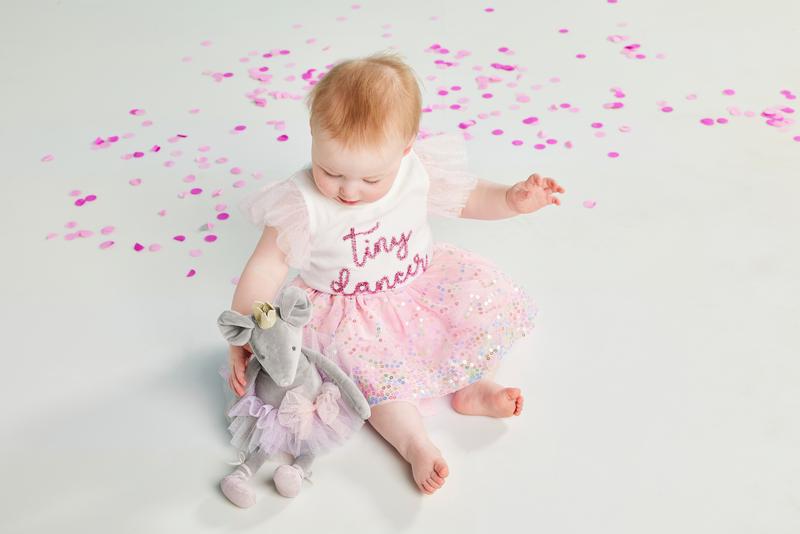 Pink Scattered Sequin Tutu