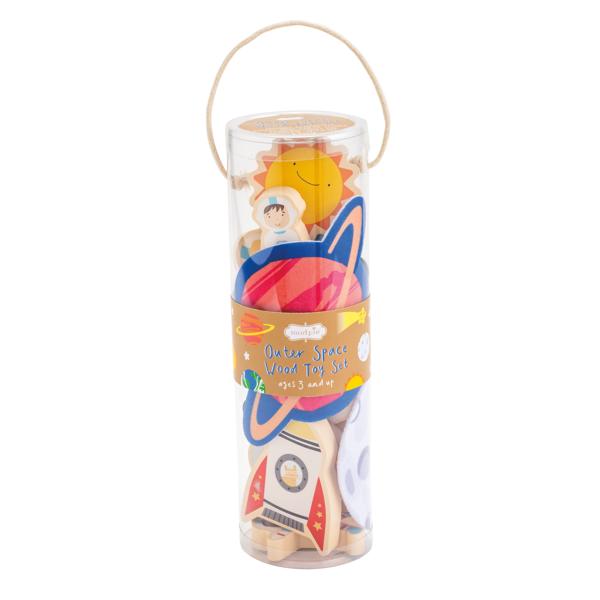 Outer Space Wood Toy Set