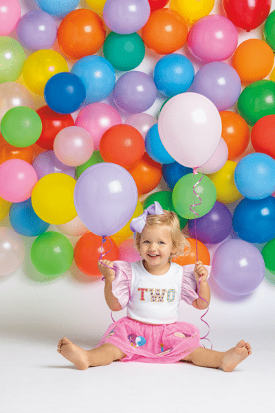 1st Birthday Bejeweled Flutter Sleeve Tee