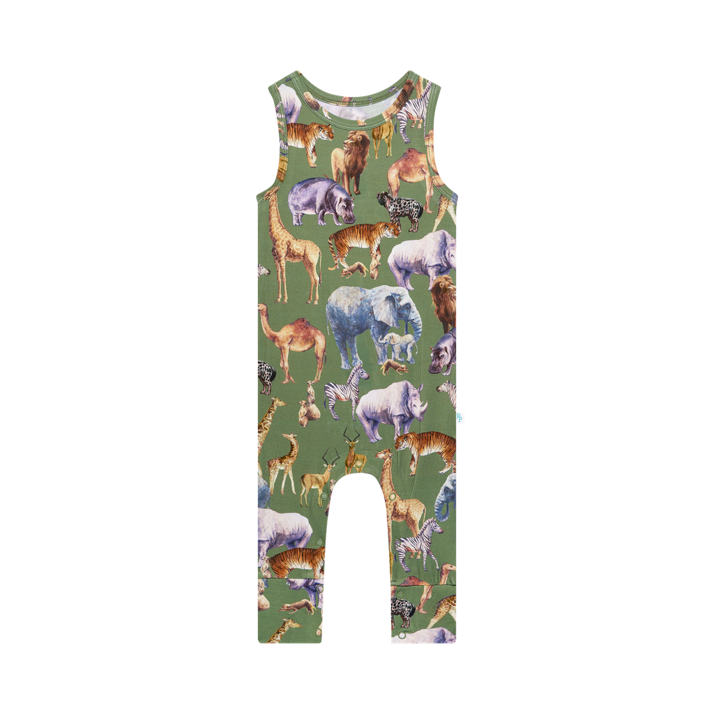 Posh Safari Racerback Romper