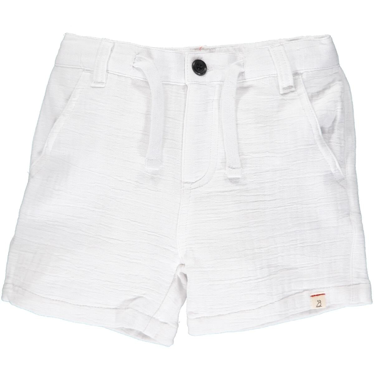 Crew Gauze Shorts - White **FINAL SALE**