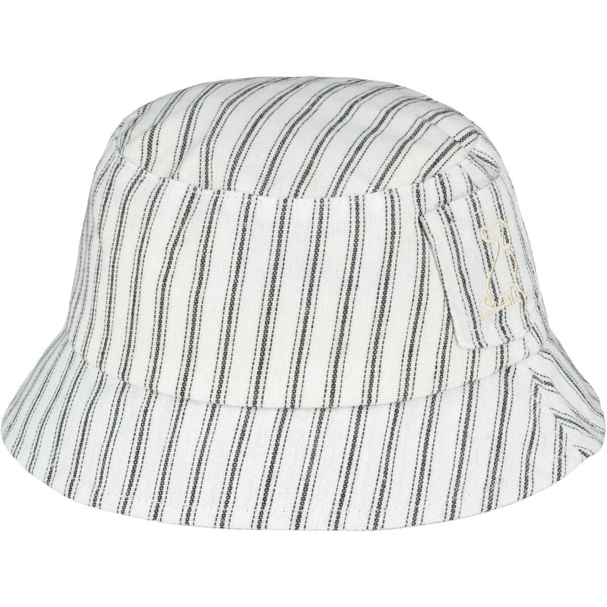 Bucket Hat | Black & White Stripe
