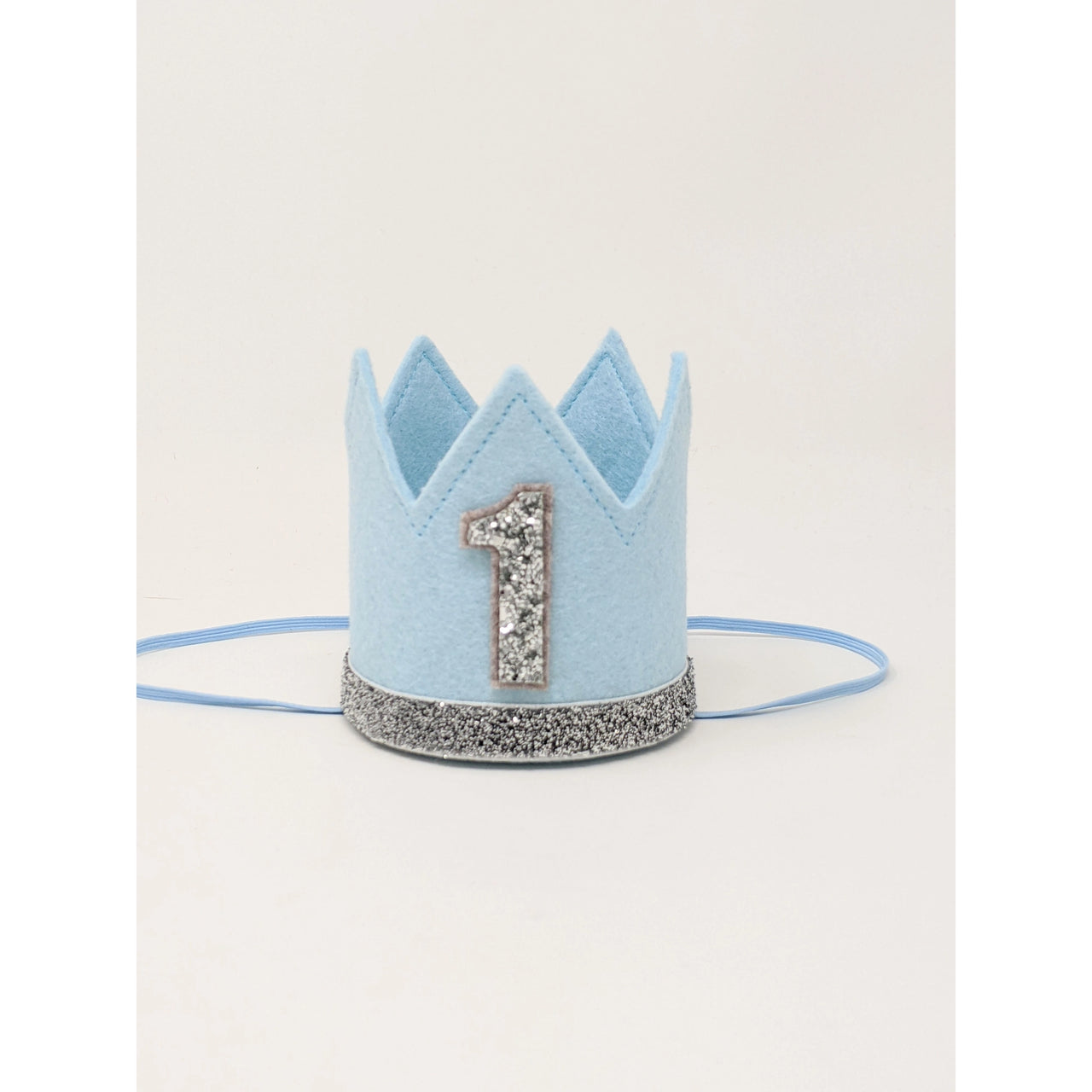Birthday Blue Felt Crown- 1