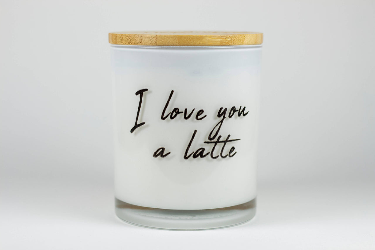 Love You A Latte Valentines Soy Candle