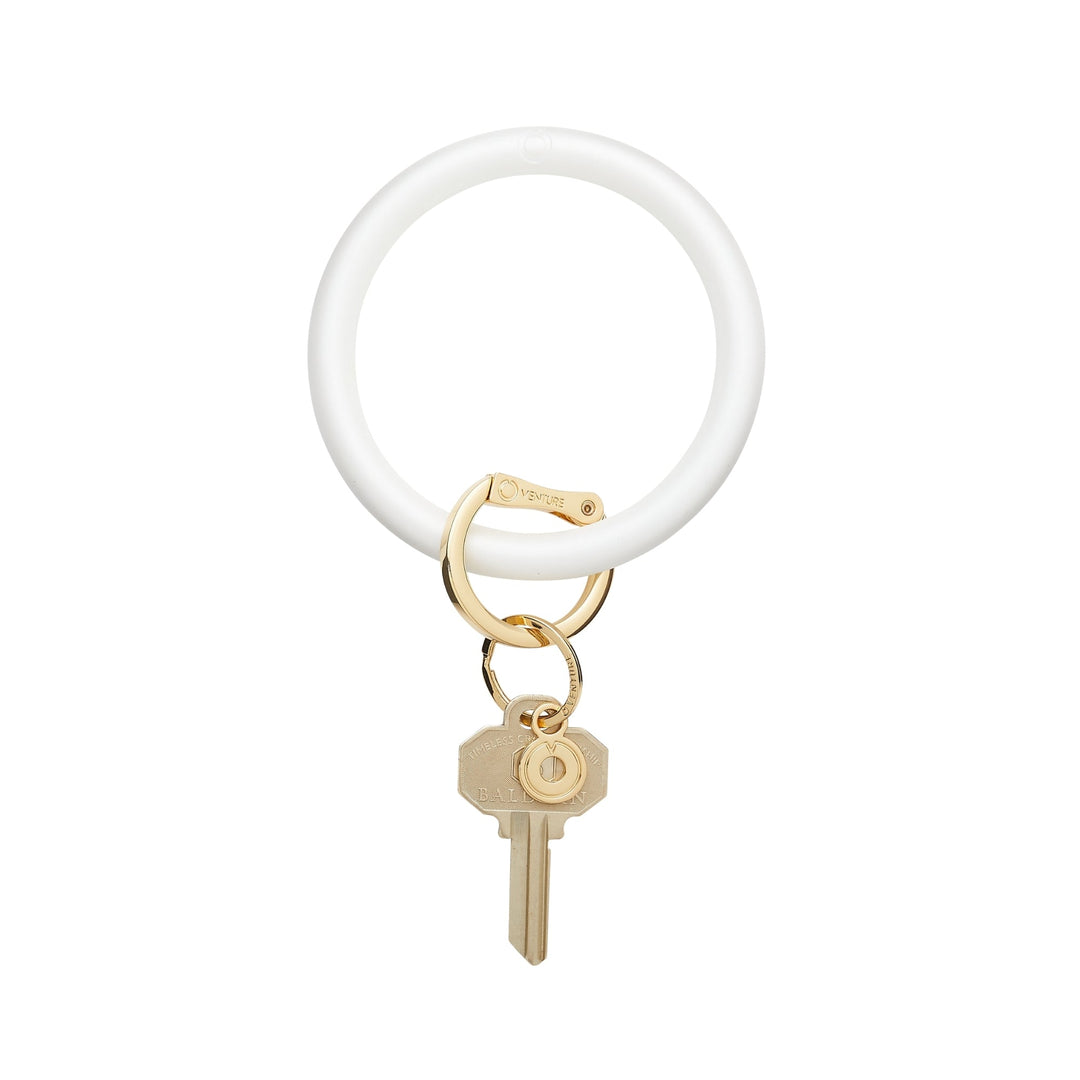 Marshmello Pearlized - Silicone Big O® Key Ring