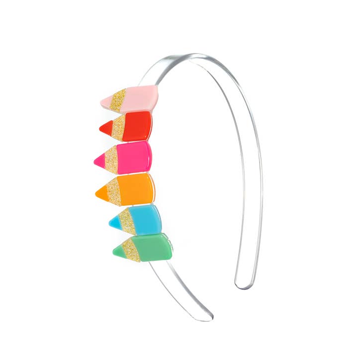 Color Pencils Bright Colors Hair Headband